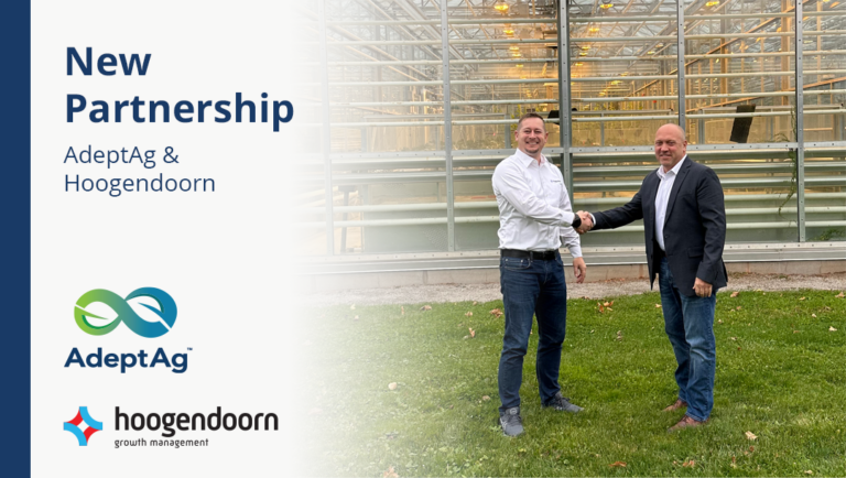 AdeptAg Announces Exciting Partnership with Hoogendoorn Growth Management.