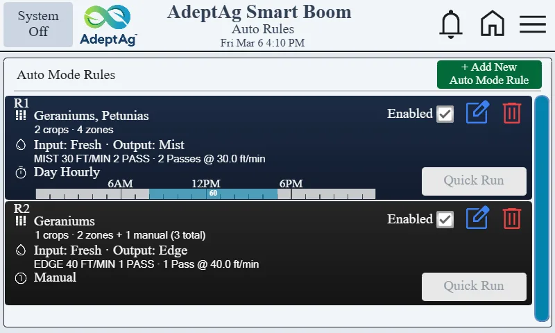 Auto Rules Smart Boom Controller